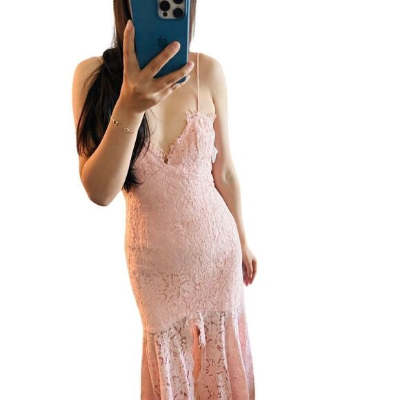 FAME AND PARTNERS Babe Lace Gown US0 - Picture 2 of 11